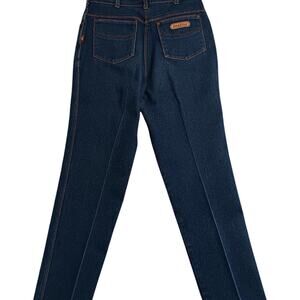 Vintage‎ Braxton Stretch Jeans Womens 14 29"X29" Blue High Rise Tapered Pressed